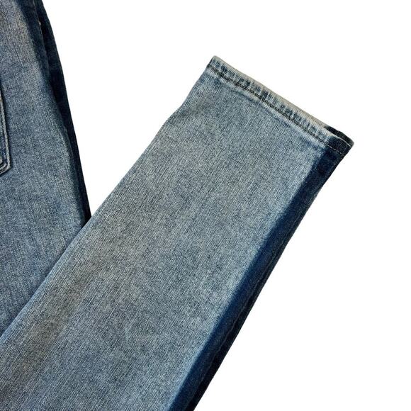 Levi's 721 High Rise Skinny Crop Acid Wash Denim Size 31 - Picture 4 of 6